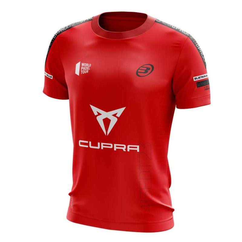 T-shirt Bullpadel Replica Tello Odeon Rouge