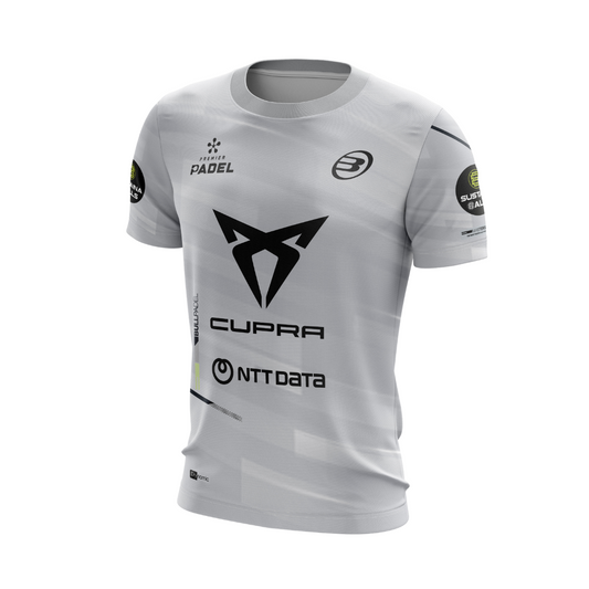 T-shirt Bullpadel Adula Replica Tello Blanc