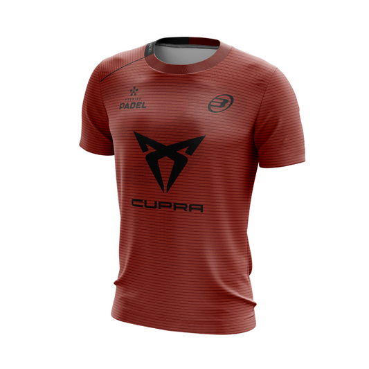 T-shirt Bullpadel Unale Replica Chingotto Rouge