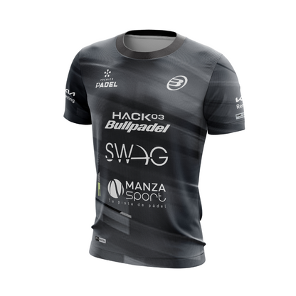 T-shirt Bullpadel Adula Replica Navarro Noir