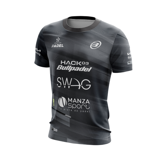 T-shirt Bullpadel Adula Replica Navarro Noir