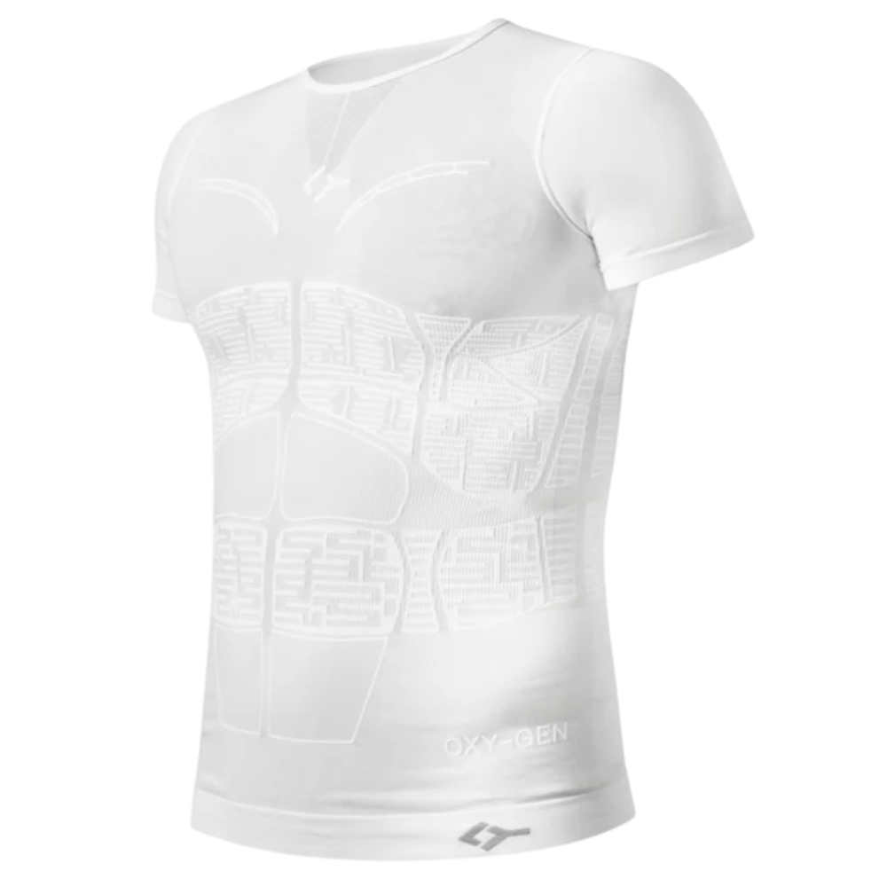 T-shirt de Compression Floky Oxy-Gen Blanc