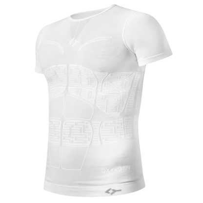 T-shirt de Compression Floky Oxy-Gen Blanc