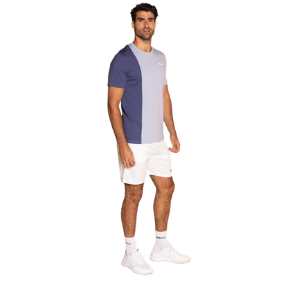 T-shirt Siux Cotton Court Bleu