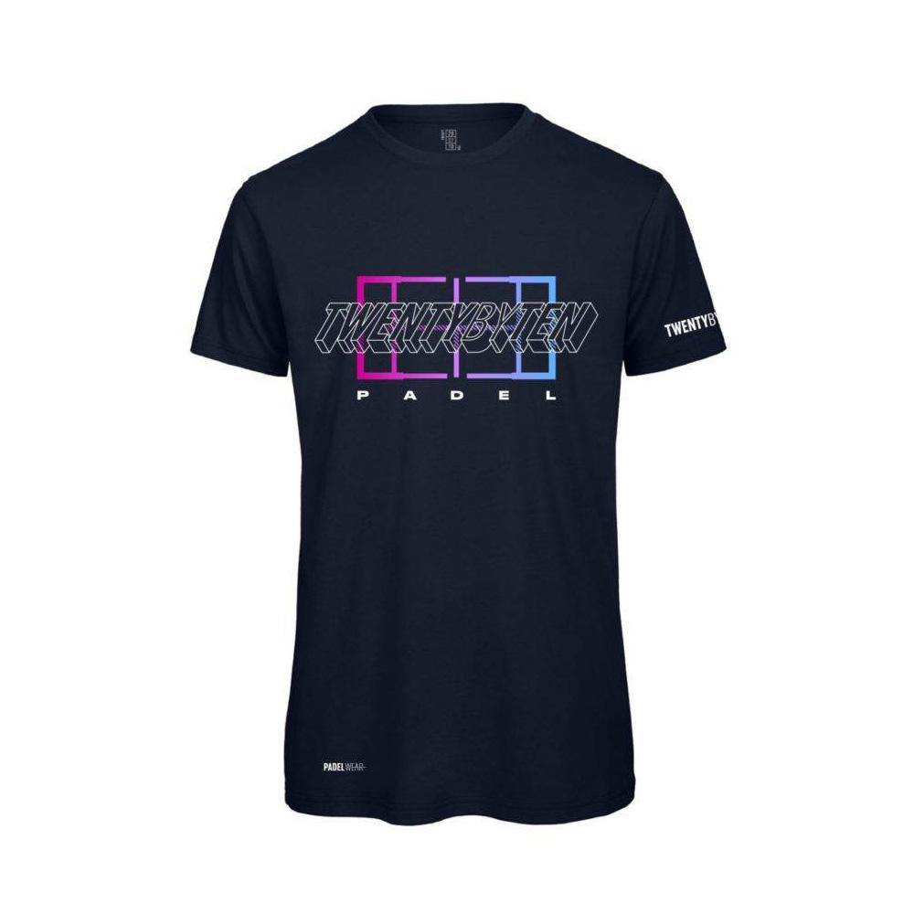 T-shirt TBT – Padel Wear® Twenty by Ten effet 3D bleu foncé
