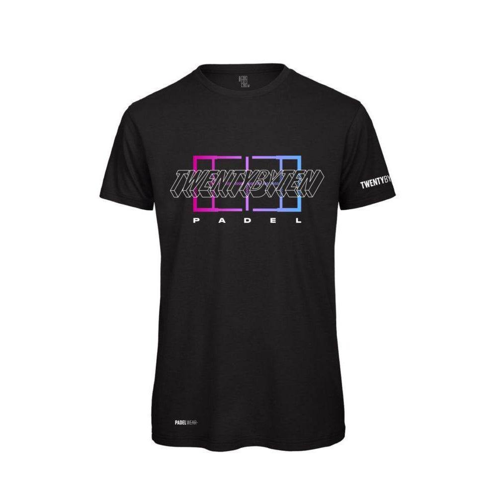 T-shirt TBT – Padel Wear® Twenty by Ten effet 3D noir