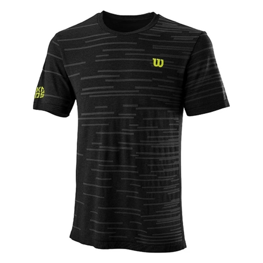T-shirt Wilson Kaos Seamless Crew Noir