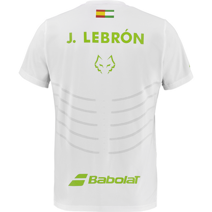 T-shirt Babolat Replica Crew Neck Tee Lebron Blanc