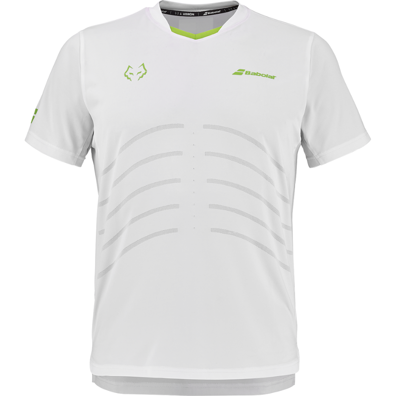 T-shirt Babolat Replica Crew Neck Tee Lebron Blanc