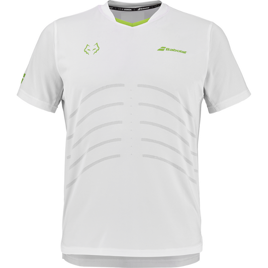 T-shirt Babolat Replica Crew Neck Tee Lebron Blanc