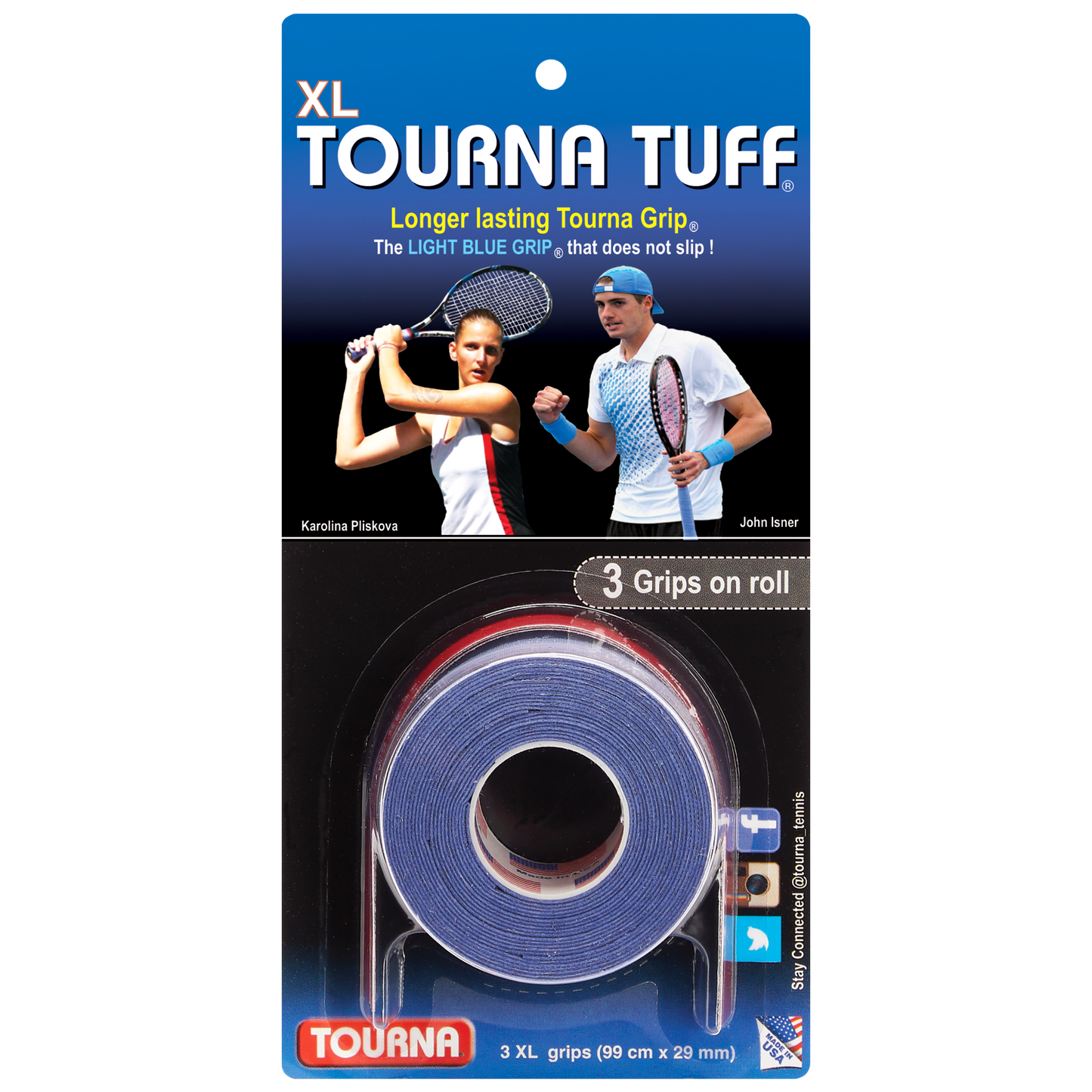 Surgrips Tourna Tuff XL x3 Bleu