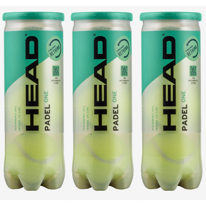 Tripack de 3 balles de padel Head Padel One x Esprit Padel Shop