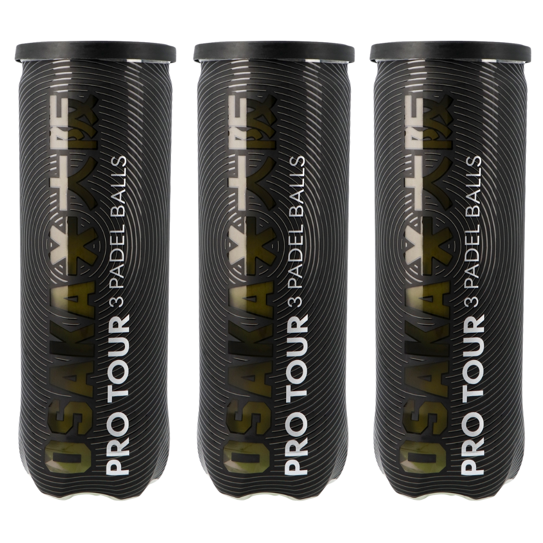 Tripack de 3 balles de padel Osaka Pro Tour