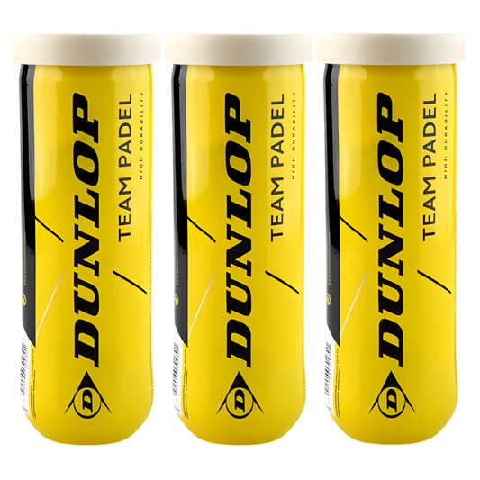 Tripack de 3 balles Dunlop Team Padel