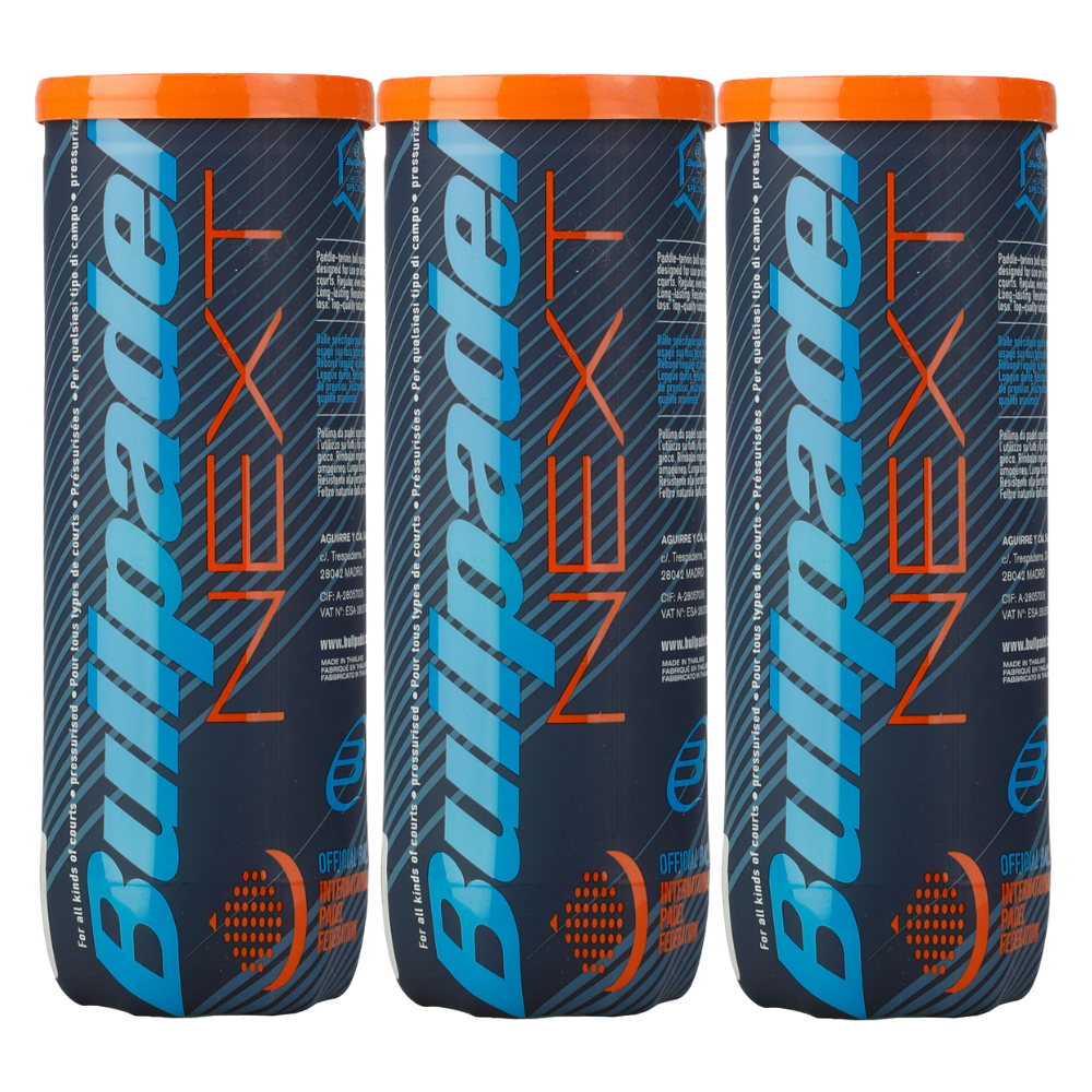 Tripack de 3 balles Bullpadel Next