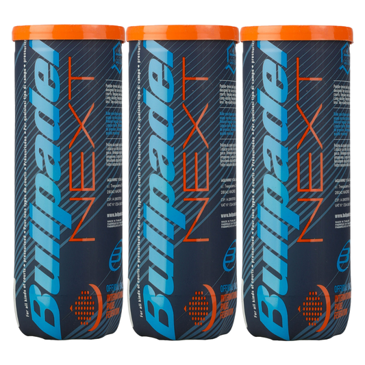 Tripack de 3 balles Bullpadel Next