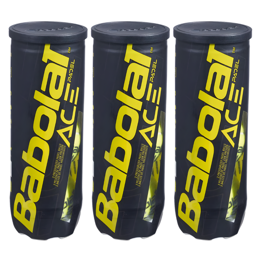 Tripack de 3 balles Babolat Ace