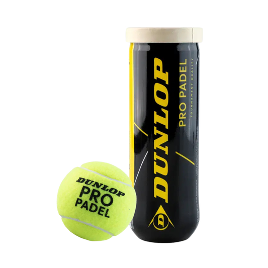 Tube de 3 balles Dunlop Pro Padel