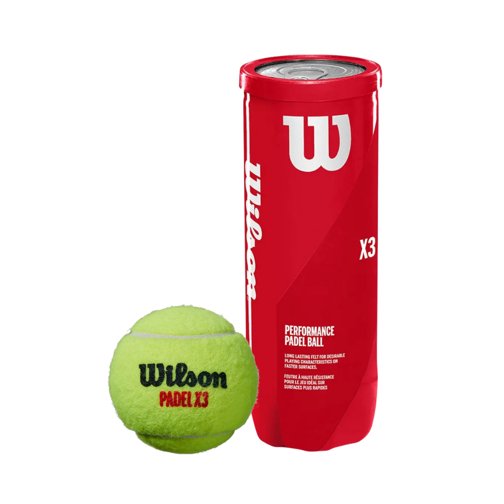 Tube de 3 balles Wilson padel
