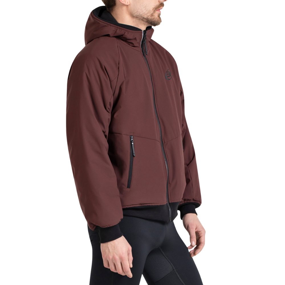 Veste Réversible Bullpadel Ember Noir/Marron