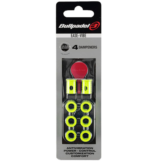 Antivibrateurs Bullpadel  Ease Vibe x4 Jaune