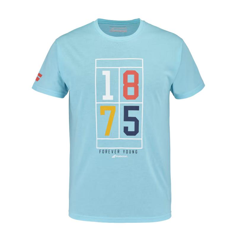 T-shirt Babolat Exercise Vintage Tee Bleu