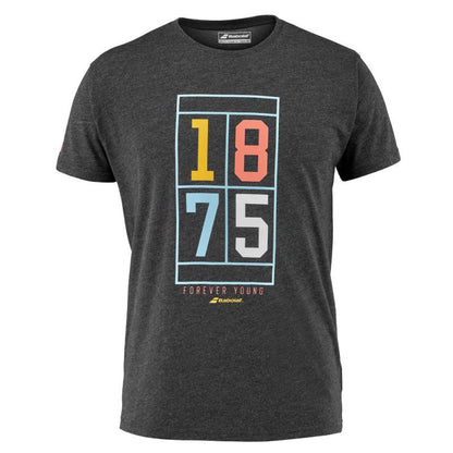T-shirt Babolat Exercise Vintage Tee Noir