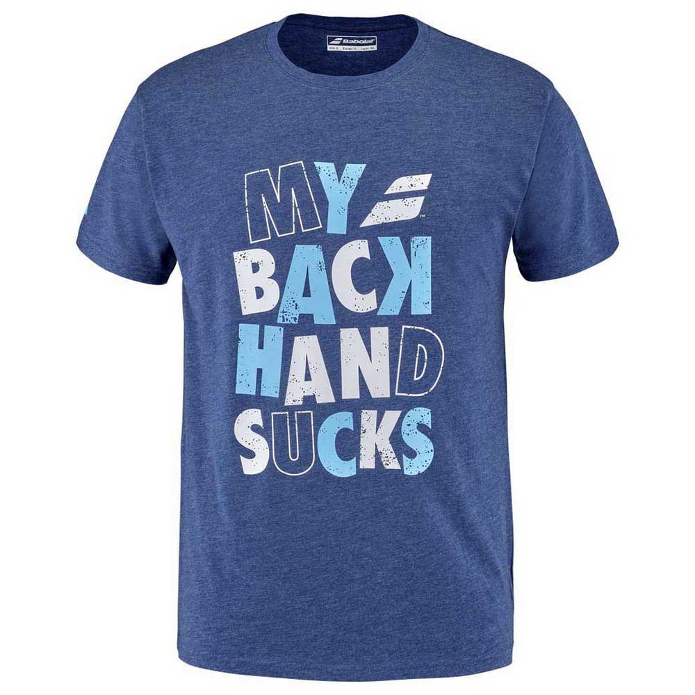 T-shirt Babolat Exercise Message Tee Bleu