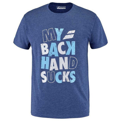 T-shirt Babolat Exercise Message Tee Bleu