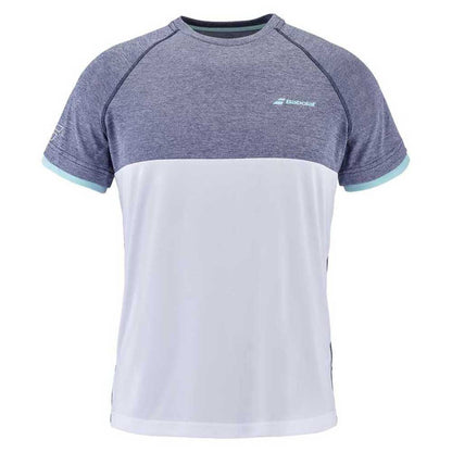 T-shirt Babolat Play Crew Neck Tee Blanc/Bleu
