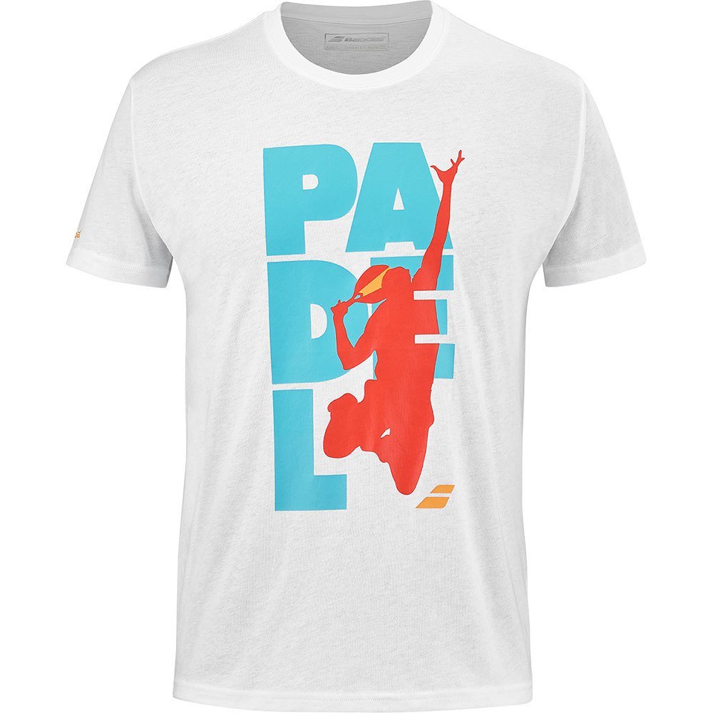 T-Shirt Babolat Padel Coton Tee Men blanc