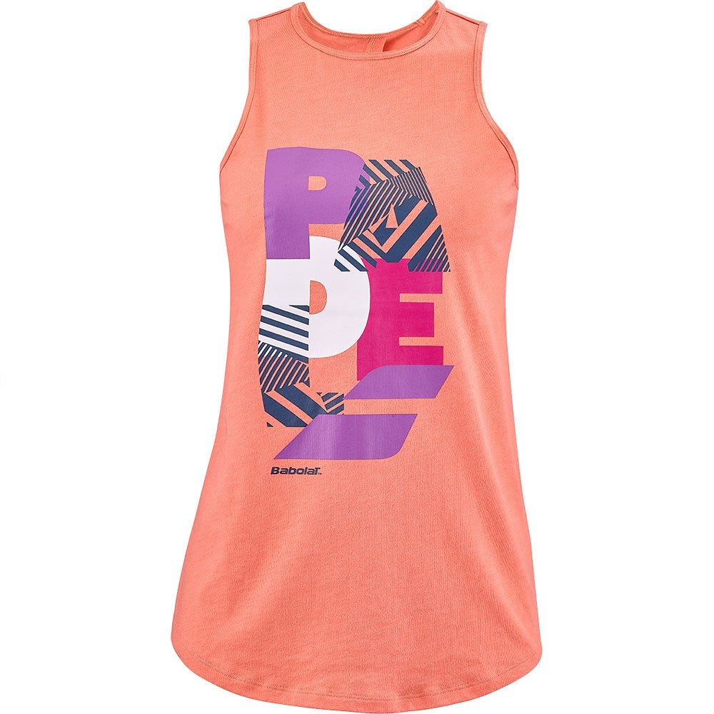 Débardeur Babolat Coton Tank Corail Femme