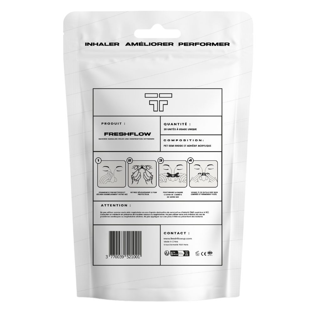 Bande Nasale Freshflow Blanc