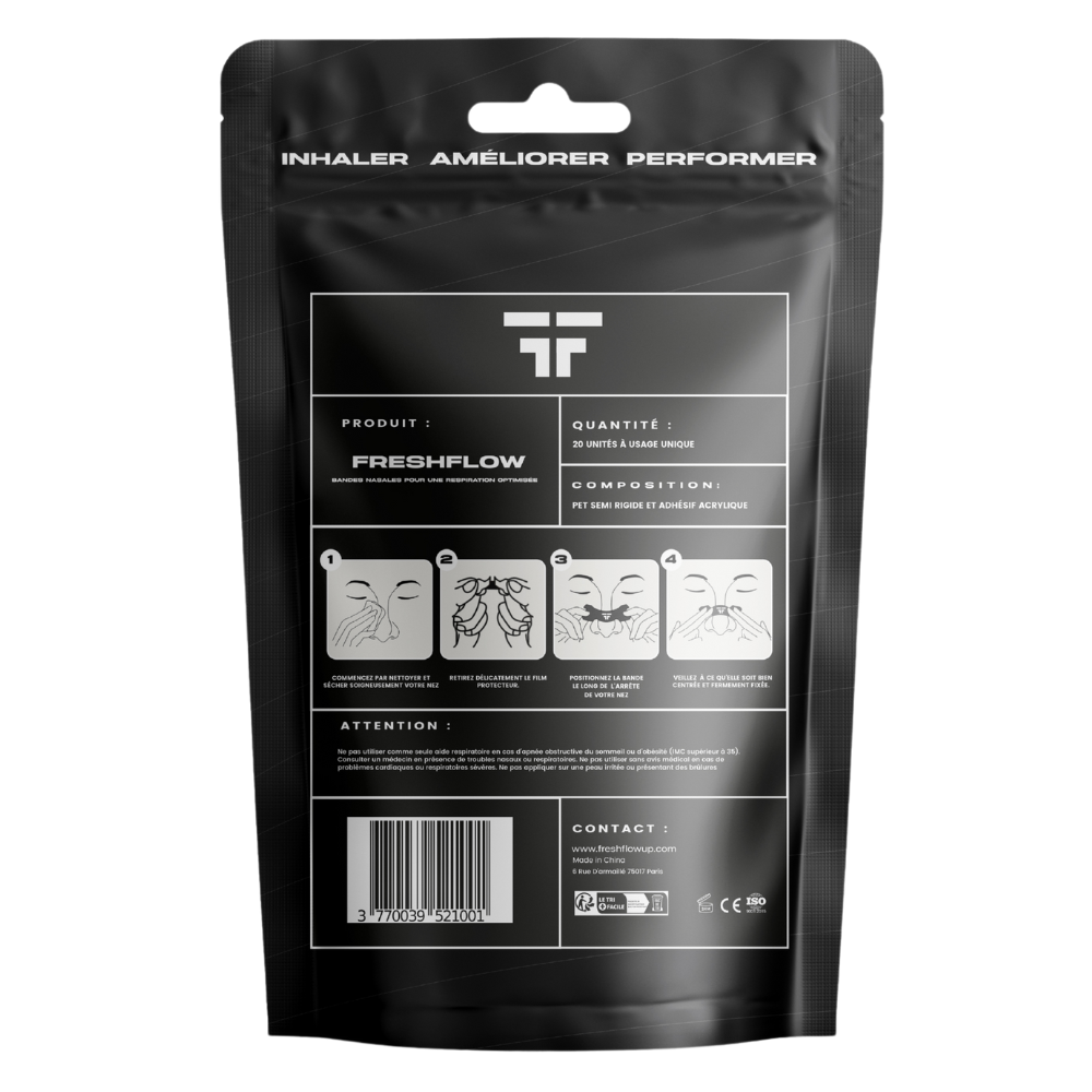 Bande Nasale Freshflow Noir