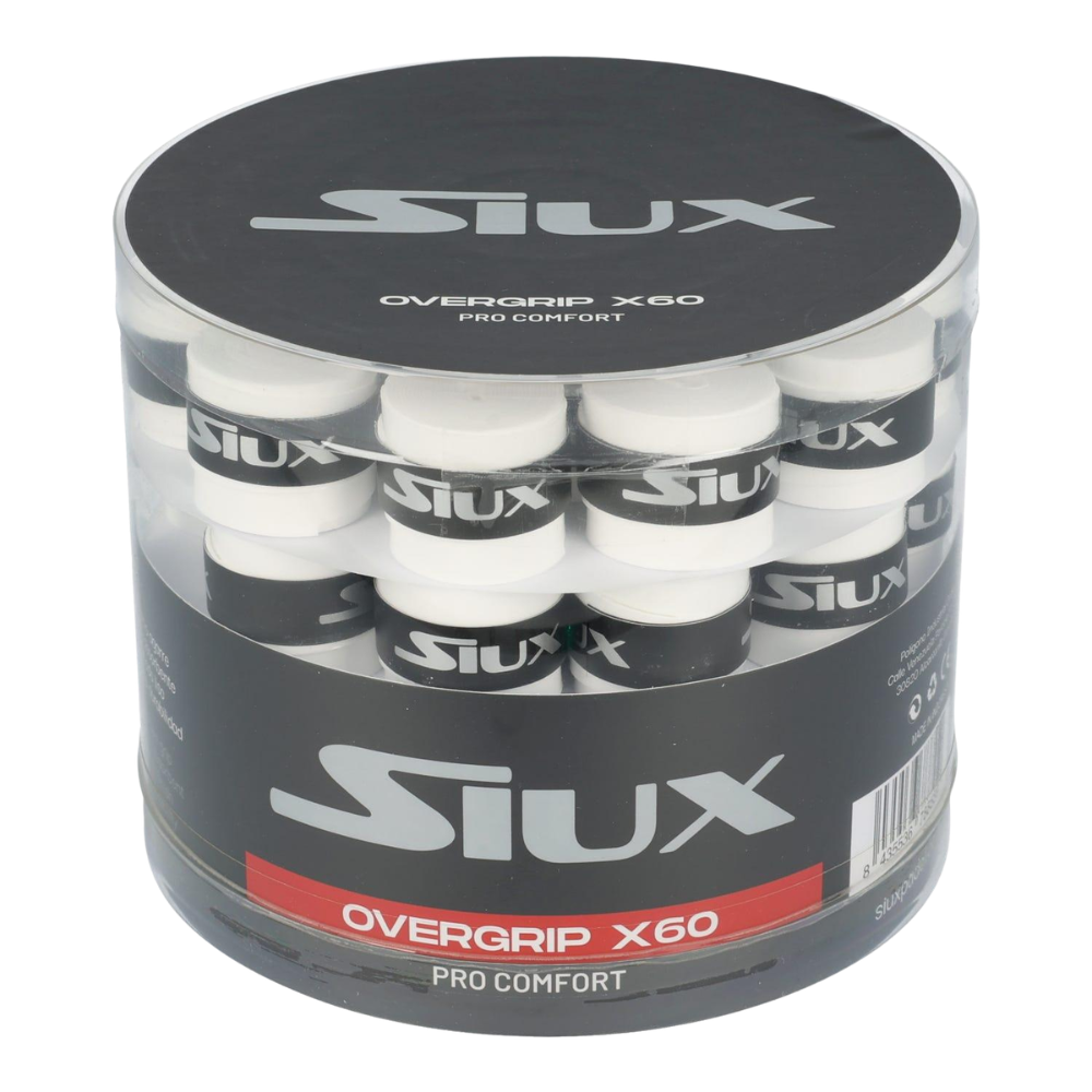 Boîte de 60 Surgrips Siux Pro Comfort Blanc 2025