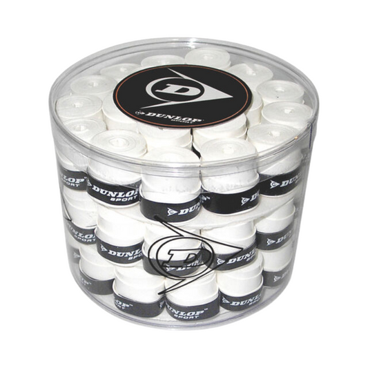 Boite de 60 surgrips Dunlop Tour Dry Blanc