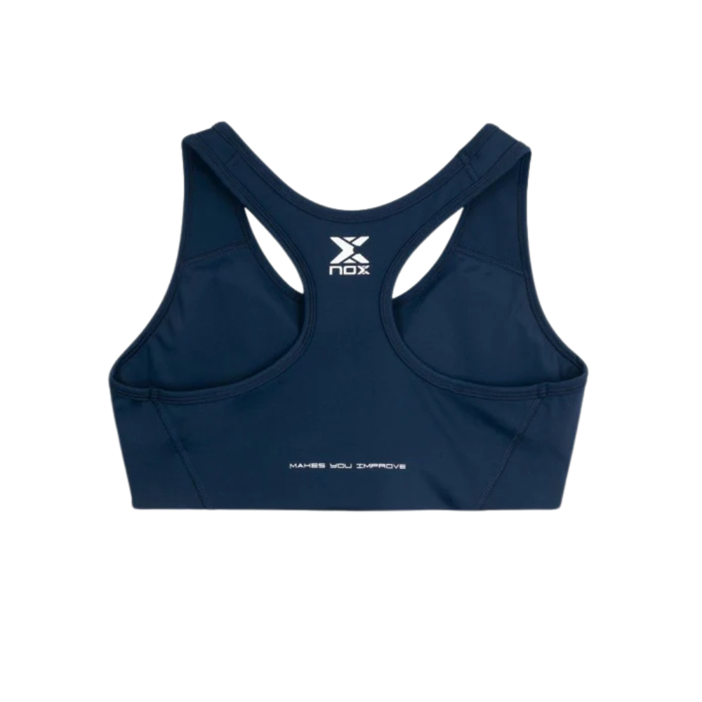 Brassière Nox Team Bleu Marine Femme - Esprit Padel Shop