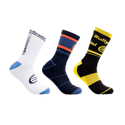 Chaussettes Longues Bullpadel à motifs x3