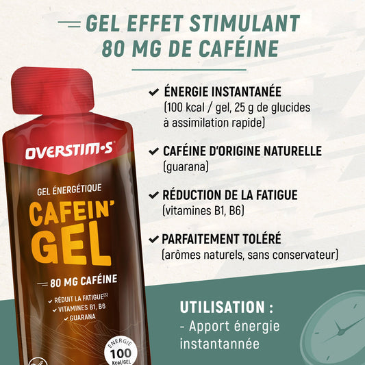 Gel énergétique Overstim.s Cafein