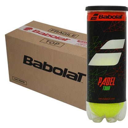 Carton de 24 tubes de 3 balles de padel Babolat Padel Tour