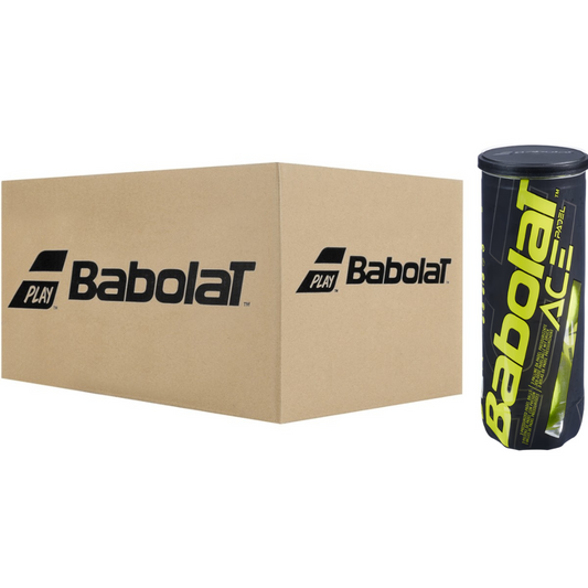Carton de 24 tubes de 3 balles de padel Babolat Ace