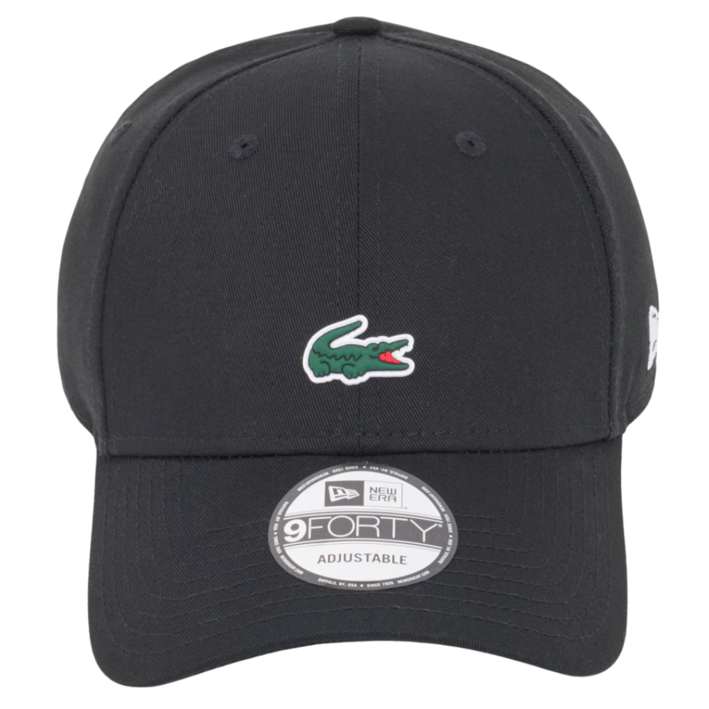 Casquette Lacoste New Era Noir - Esprit Padel Shop