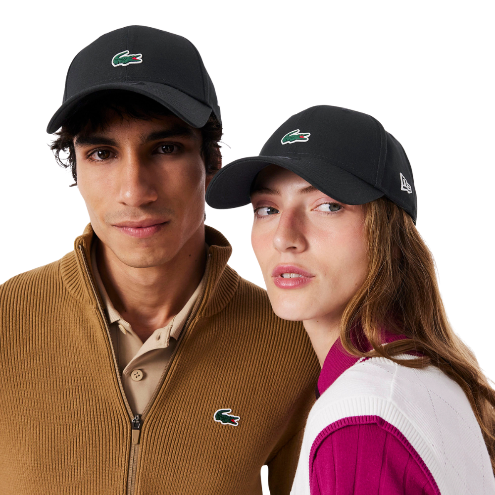 Casquette Lacoste New Era Noir - Esprit Padel Shop