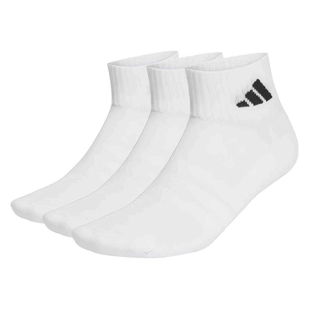 Chaussettes Adidas Essential Ankle Blanc x3 - Esprit Padel Shop