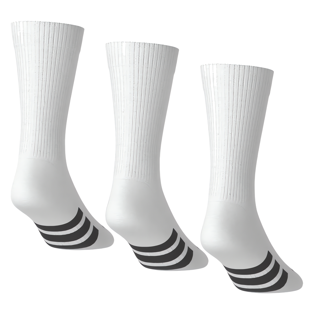 Chaussettes Adidas Performance Cushioned Crew Blanc x3 - Esprit Padel Shop