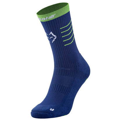 Chaussettes Babolat Mid-Calf Socks Juan Lebron Bleu/Vert