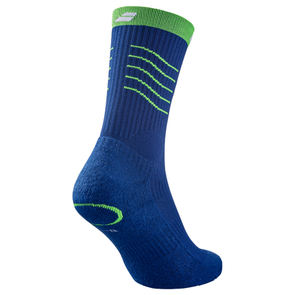 Chaussettes Babolat Mid-Calf Socks Juan Lebron Bleu/Vert