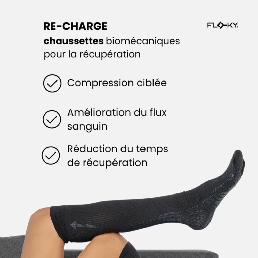 Chaussettes de compression Floky Re-Charge Bleu