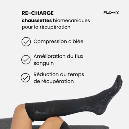 Chaussettes de compression Floky Re-Charge Bleu