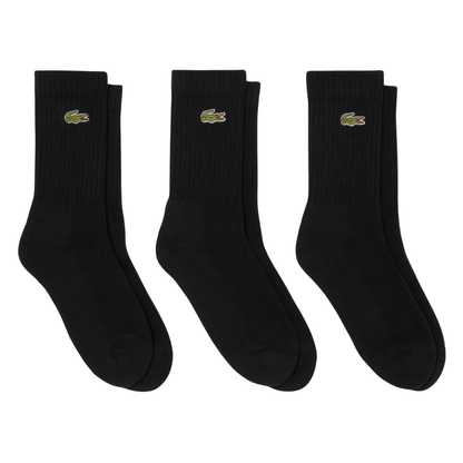 Chaussettes Lacoste Noir x3 - Esprit Padel Shop